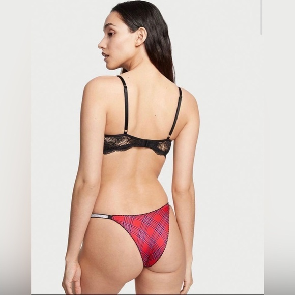 2 pc Victoria’s Secret Bombshell Add 2 Cups Rhinestone corset +matching … - Picture 8 of 10